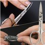 Trois épées | exclusif 8 pièces Manucure – pédicure – Toilettage – Soin des ongles Set/kit/Coque | Basic Standard de qualité (83