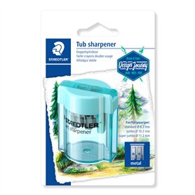Staedtler Taille-crayon à double usage avec réservoir transparent de haute qualité