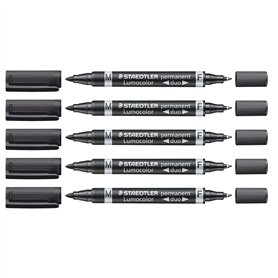 Staedtler Marqueur permanent Lumocolor permanent duo