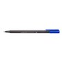 Staedtler - Triplus fineliner 334 - Blister 4 feutres triangulaires - Pointe superfine 0,3 mm bleus - En plastique 97% recyclé -