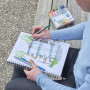 STAEDTLER 3200 C12PA Lot de 12 stylos de coloriage Design Journey à double pointe Largeur de trait 0,5-3,0 mm 12 couleurs pastel