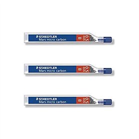 STAEDTLER Lot de 3 Etuis de 12 mines "Mars micro carbon" 0