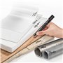 Staedtler Lumocolor 350 - Blister 1 Marqueur Permanent Pointe Biseau 2 À 5 Mm Noir