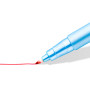 Staedtler Lumocolor Correctable, Feutres non-permanents à pointe fine effaçables à sec, Étui chevalet avec 4 feutres assortis, 3