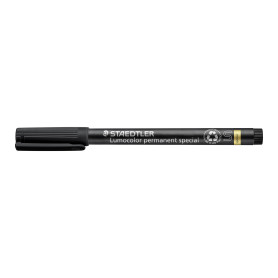 Staedtler Lumocolor Lot de 10 Feutres permanents Noir