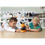 Bresser Junior Microscope 40x-640x avec éclairage LED et Fonctionnement à Piles