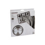 Fackelmann 12306 Lot de 2 caches plaques de cuisson gaz et électrique, cache plaque de cuisson, Acier inoxydable, 16 et 20 cm, A
