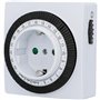 Unitec Programmateur journalier analogique carré 30977:UNITEC Blanc/Noir