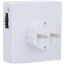 Unitec Programmateur journalier analogique carré 30977:UNITEC Blanc/Noir