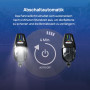 FISCHER Twin Stop 100 Lux Kit d'éclairage LED pour vélo avec Feux de Route et Mode capteur, Longue durée de Vie, boîtier en Alum