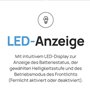 FISCHER Twin Stop 100 Lux Kit d'éclairage LED pour vélo avec Feux de Route et Mode capteur, Longue durée de Vie, boîtier en Alum