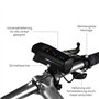 FISCHER Twin Stop 100 Lux Kit d'éclairage LED pour vélo avec Feux de Route et Mode capteur, Longue durée de Vie, boîtier en Alum