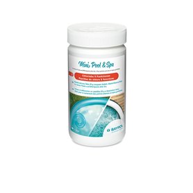 BAYROL Mini Pool&Spa Pastilles Chlore 5 Fonctions 20g à Dissolution Lente - pour Tous Les Types de filtres - Idéal pour Piscine