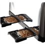Russell Hobbs 18790 Grille-pain 4 tranches Futura, 1500 W, acier inoxydable argenté, quatre tranches