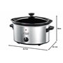Russell Hobbs cuisson lente 23200, 3.5 L - Acier Inoxydable Argent