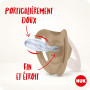 NUK Star Night & Day Tétine pour bébé | 18-36 mois | Sucettes phosphorescentes | Silicone sans BPA | Koala rose | 2 pièces
