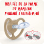 NUK Tétine Space | 6-18 mois | Sucettes avec aérations extra-larges | Silicone sans BPA | Disney Mickey et Minnie Mouse, gris et
