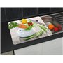 WENKO Protection plaques Cuisson Fond de hotte Jardin Fines Herbes | Couvre Plaque, Planche découper, Extension Plan Travail, Pr