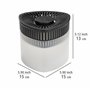 WENKO Absorbeur d'humidité Prisma | Désumidificateur Chimique 2x500g pour réduire l'humidité | Design élégant pour Entretien Mai