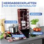 WENKO Maximex Protection Plaque de Cuisson Café en Verre trempé | pour Toute Plaque | Couvre Plaque de Cuisson, Planche à découp