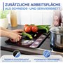 WENKO Maximex Protection Plaque de Cuisson Café en Verre trempé | pour Toute Plaque | Couvre Plaque de Cuisson, Planche à découp