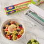 ALBAL Dérouleur Universel de film alimentaire (37 x 9cm), Dérouleur film étirable, aluminium et papier cuisson, pour une découpe