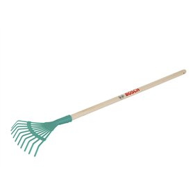 Theo Klein 2717 Bosch Garten Râteau à feuilles | Robuste râteau à feuilles pour enfants