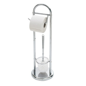 axentia Ensemble Brosse WC et Dérouleur Papier Kurt