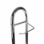 axentia Ensemble Brosse WC et Dérouleur Papier Kurt, Brosse WC Combiné en Métal Chromé, Porte-Papier Toilette sur Pieds, env. 21