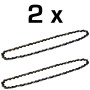Ikra Elagueuse télescopique sur batterie ICPS 2020, longueur de coupe 20cm, sangle & chaîne de remplacement incluse