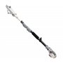 Ikra Elagueuse télescopique sur batterie ICPS 2020, longueur de coupe 20cm, sangle & chaîne de remplacement incluse