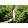 Ikra Elagueuse télescopique électrique IEAS 750, longueur de coupe 185mm, 750W, chaîne de remplacement incluse 78001857 Noir/Gri