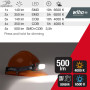 Wiha Lampe frontale 500 lm avec détecteur de mouvement I lampe frontale LED rechargeable I USB-C I lampe frontale ultralumineuse