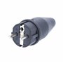 as - Schwabe Fiche en caoutchouc Fiche de contact de protection avec double contact de protection