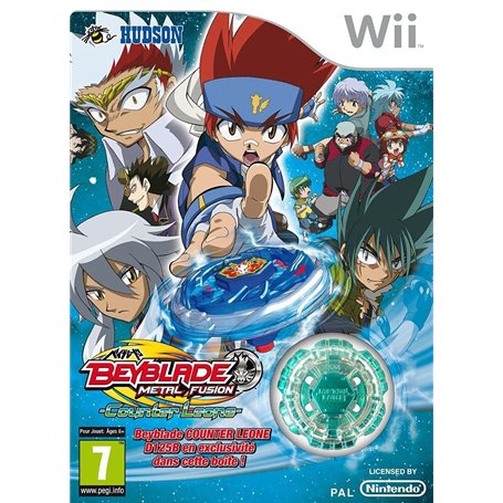 Beyblade metal fusion : counter Leone + toupie
