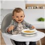 reer Assiette de maintien au chaud avec ventouse | Assiette antidérapante pour bébé | Vaisselle d'apprentissage | Garde les repa