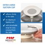 reer Assiette de maintien au chaud avec ventouse | Assiette antidérapante pour bébé | Vaisselle d'apprentissage | Garde les repa