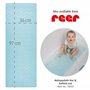 MyHappyBath Mat Tapis de bain pour bébé avec surface antidérapante Motif baleine 42 x 25 cm