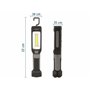 ANSMANN Lampe de travail à technologie LED COB (1 pce) – Lampe d'atelier en plastique robuste avec crochet de suspension et pied