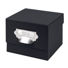 Rössler 1325452700 Boîte de rangement pour photos Noir