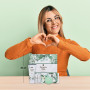 accentra Coffret cadeau 5 pièces BOTANIC SPA pour femmes - coffret de bain avec bougie parfumée, savon, crème pour les mains, be
