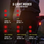 SIGMA - Buster 400 / RL 80 Set | Feux Avant et arrière à LED | 400 lumens et 80 lumens | Eclairage vélo Avant et arrière à Piles