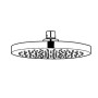 Kludi 6651005-00 A-QA Pomme de Douche Plate, Chrome