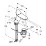 Kludi 530230575 | Robinet de lavabo AMBIENTA | Couleur/Finition : Chrome