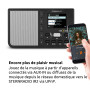 TechniSat STERNRADIO IR 2 - Radio Internet compacte (WLAN, écran Couleur, réveil, Mise en Veille, AUX, Snooze, Touches de sélect