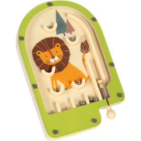 small foot Mini Jeu de Flipper Lion en Bois