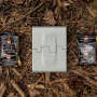 Esbit Réchaud de poche avec protection contre le vent - Réchaud avec combustible sec Esbit 2 x 27 g - Réchaud de camping