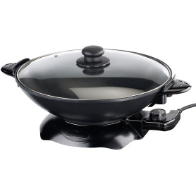 Wok électrique avec thermostat et revêtement antiadhésif [Rosenstein & Söhne]