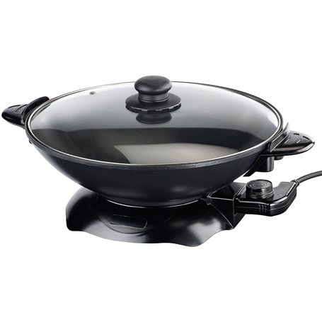 Wok électrique avec thermostat et revêtement antiadhésif [Rosenstein & Söhne]