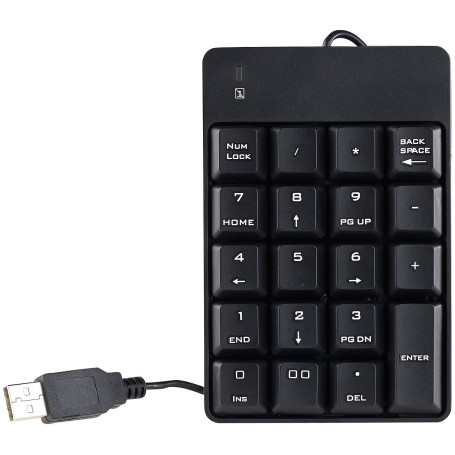 Pavé numérique filaire USB à 19 touches